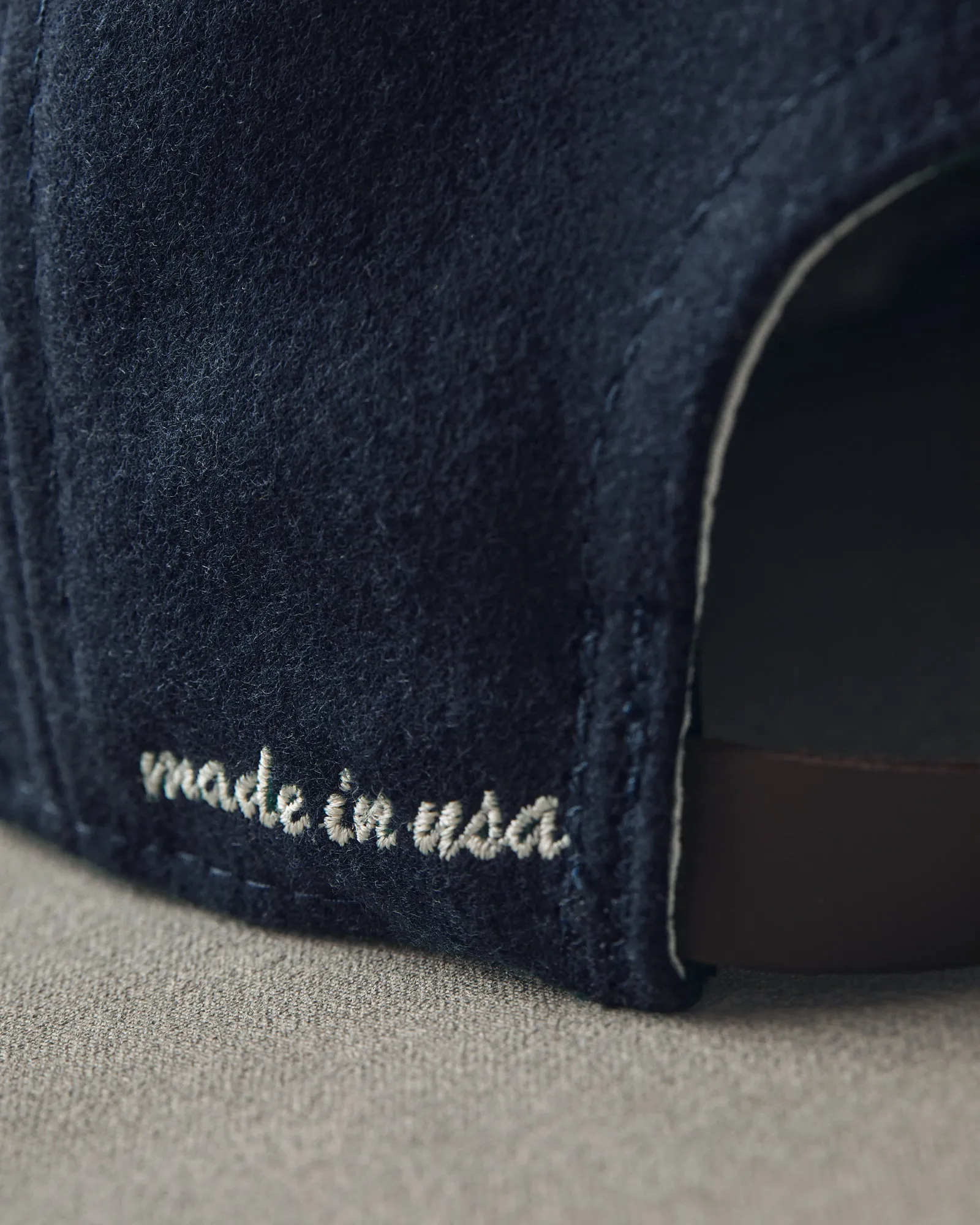 Ebbets Field Baseball Hat - Navy sold by American Giant product image thumbnail 4