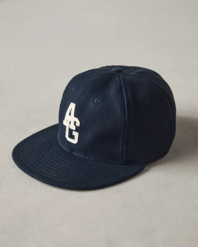 Ebbets Field Baseball Hat - Navy sold by American Giant