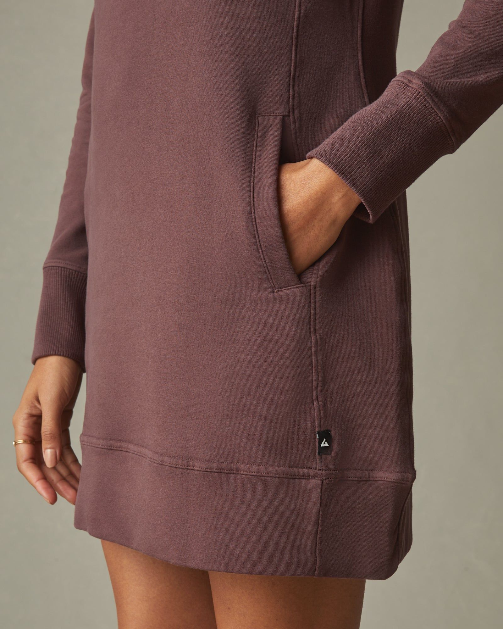 Women's Hoodie Dress - Puce sold by American Giant product image thumbnail 3
