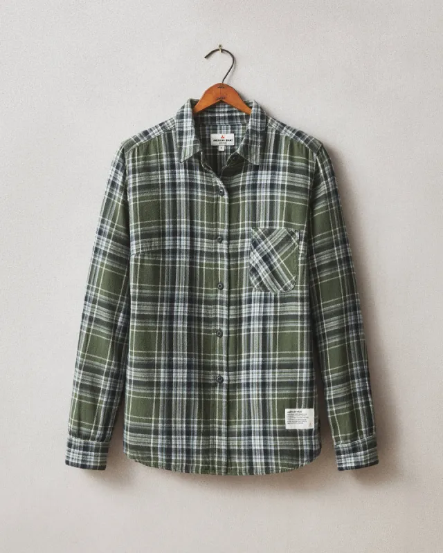 Vintage Flannel - Sage Plaid made by American Giant