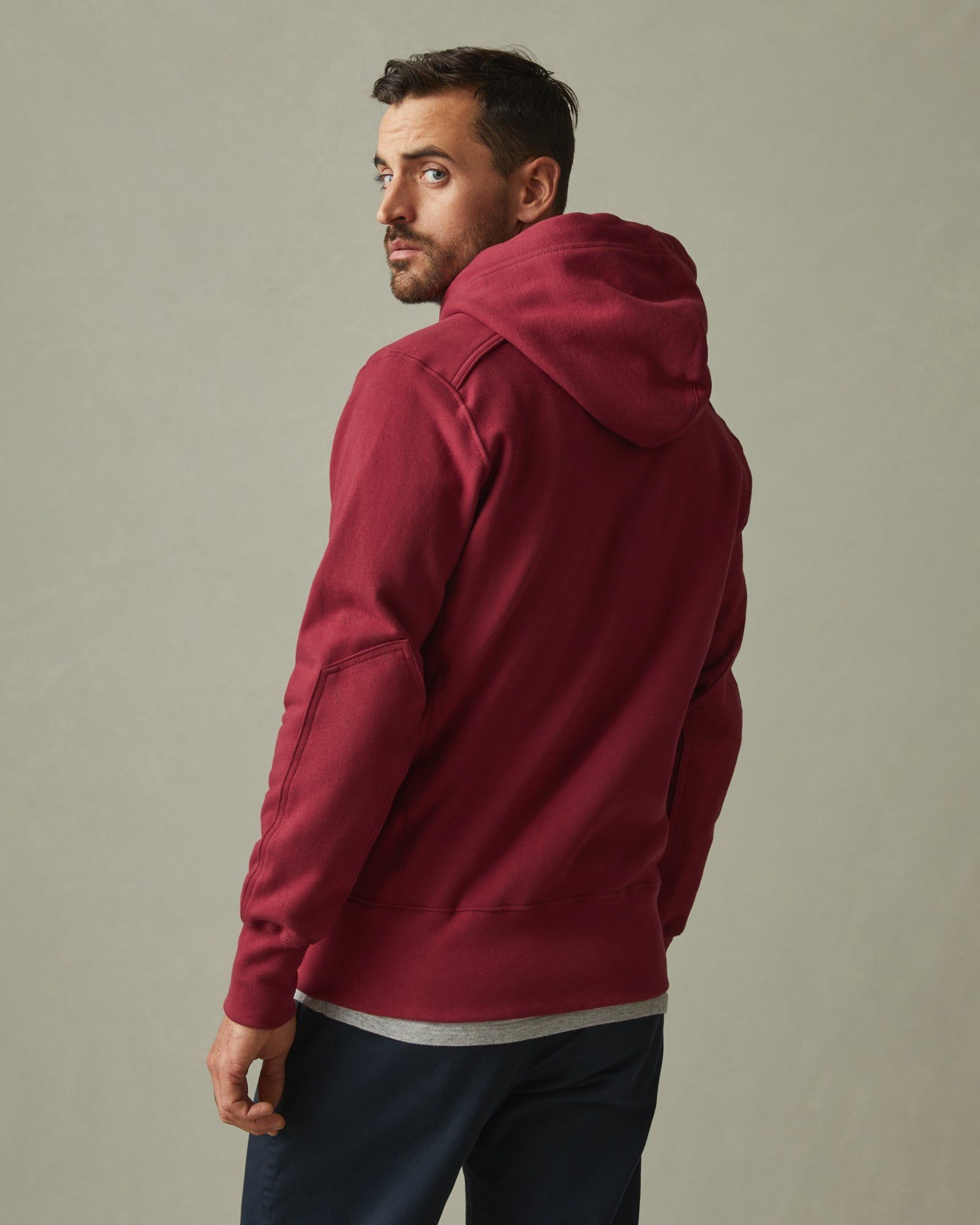 Classic Full Zip - Bonfire Red sold by American Giant product image thumbnail 3