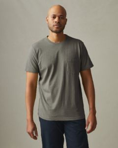 Men's Heavyweight Pocket Tee - Dark Pewter sold by American Giant