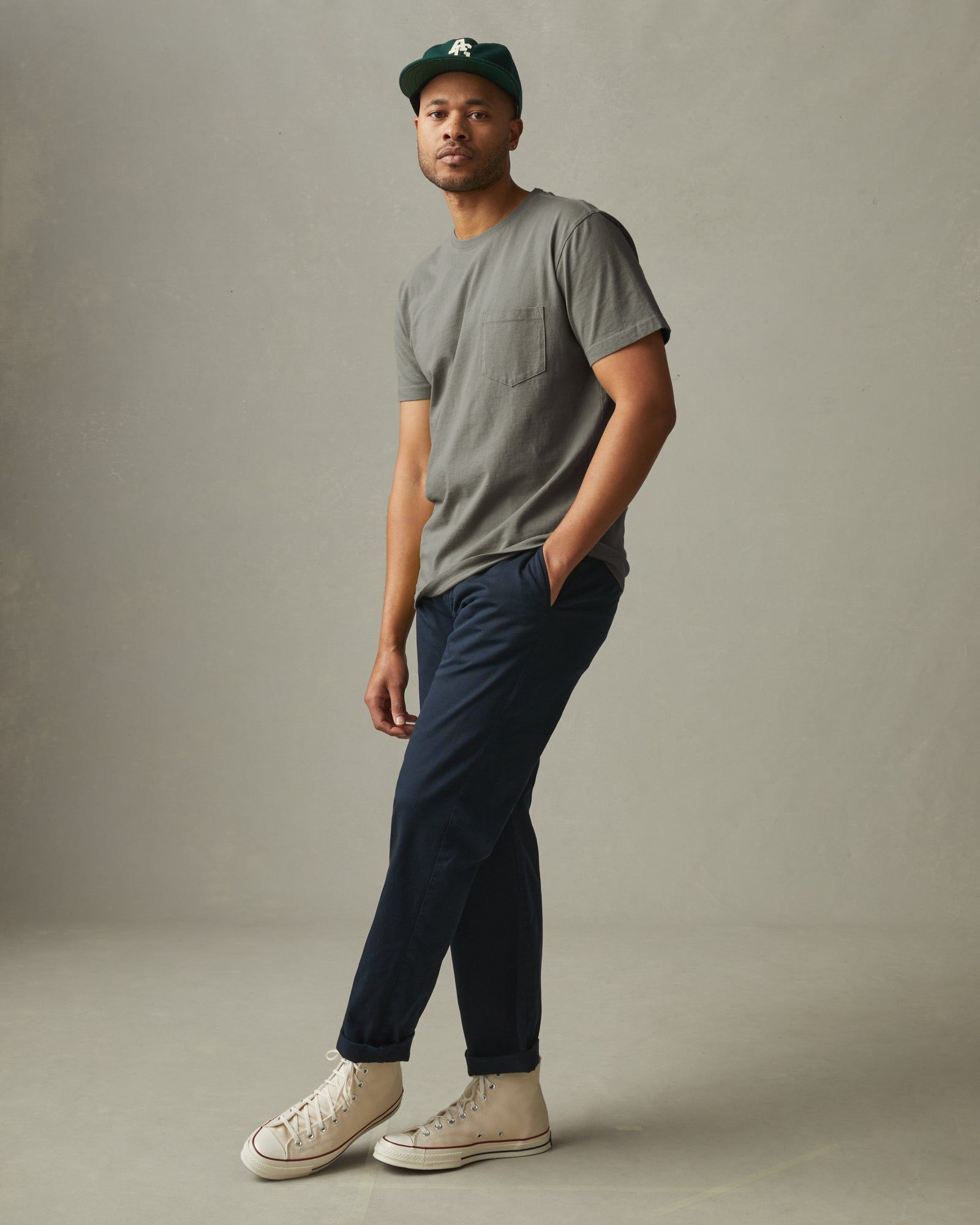 Men's Heavyweight Pocket Tee - Dark Pewter sold by American Giant product image thumbnail 5