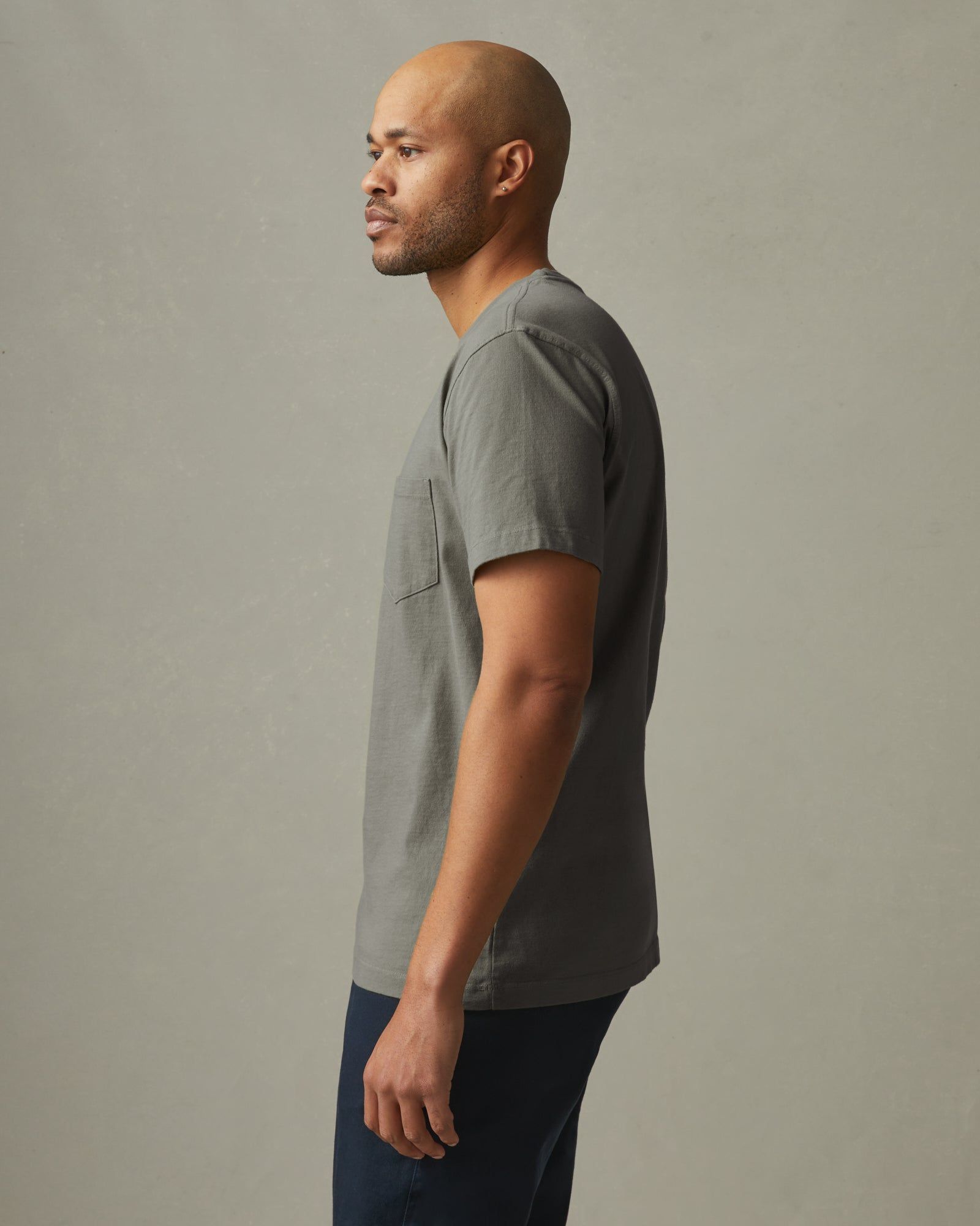 Men's Heavyweight Pocket Tee - Dark Pewter sold by American Giant product image thumbnail 2