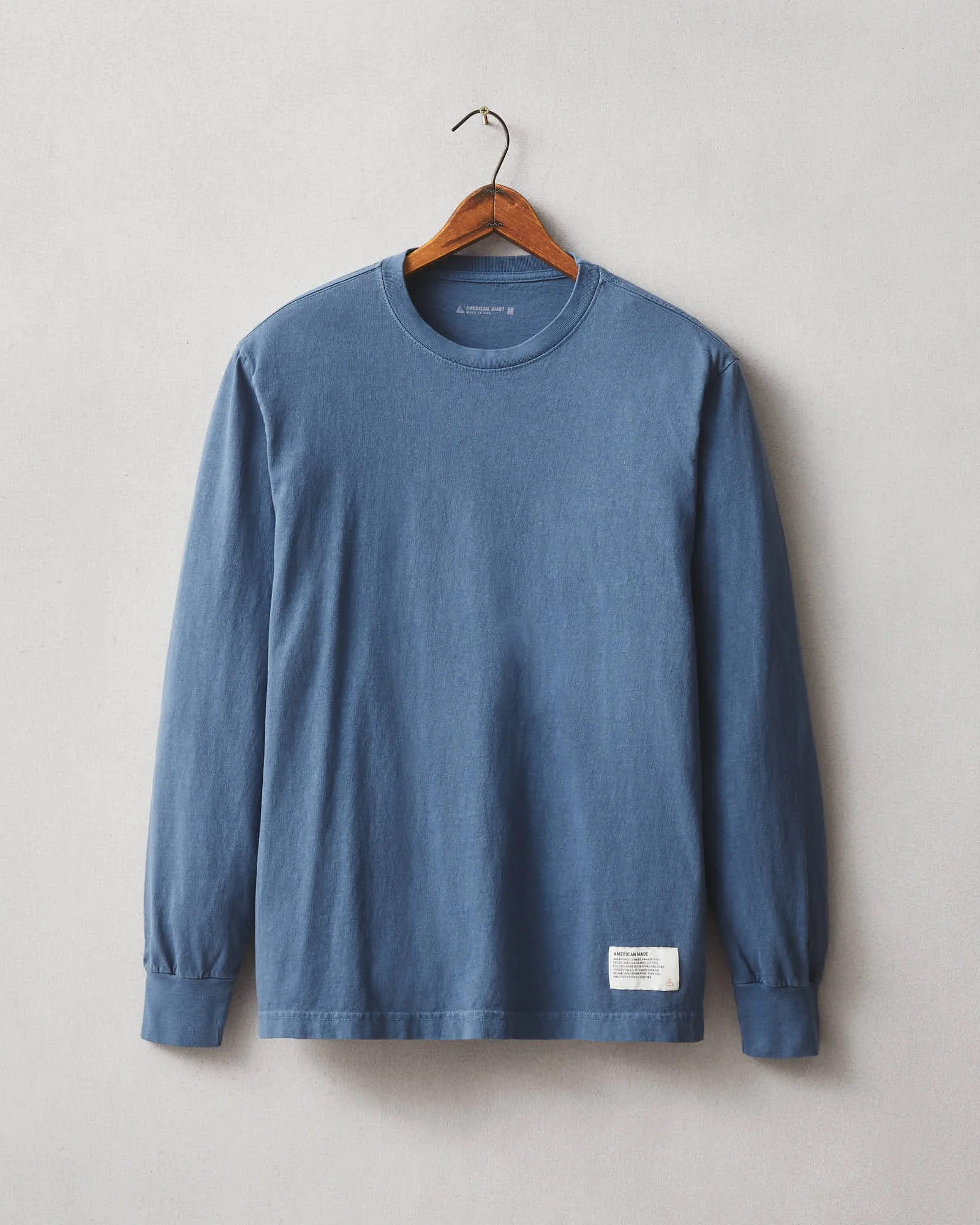 American Vintage Long Sleeve Tee - Dusk Blue sold by American Giant