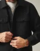 Men's Shirt Jacket - Black sold by American Giant