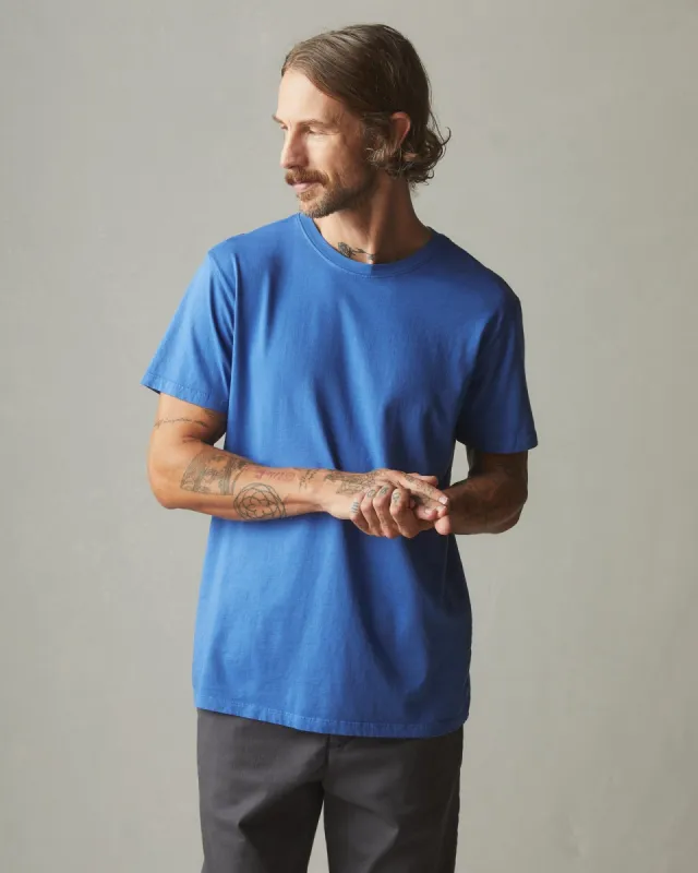 Men's Classic Cotton Crew Tee - Novean Navy sold by American Giant