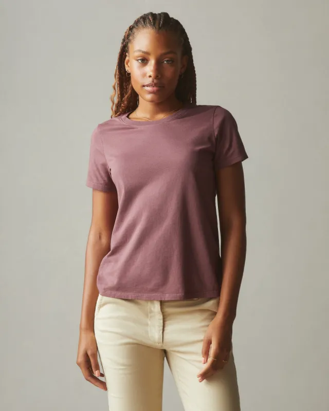 Women's Classic Cotton Crew Tee - Wild Ginger sold by American Giant