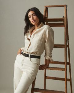 Easy Linen Long Sleeve Shirt - Cotton sold by American Giant