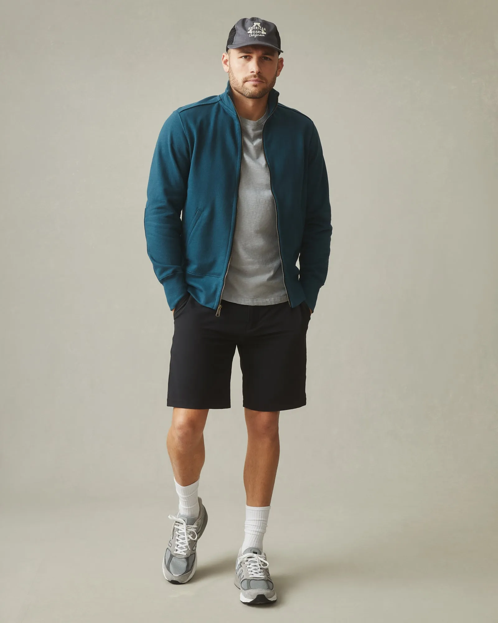 Moto Full Zip - Blue Mountain sold by American Giant product image thumbnail 5