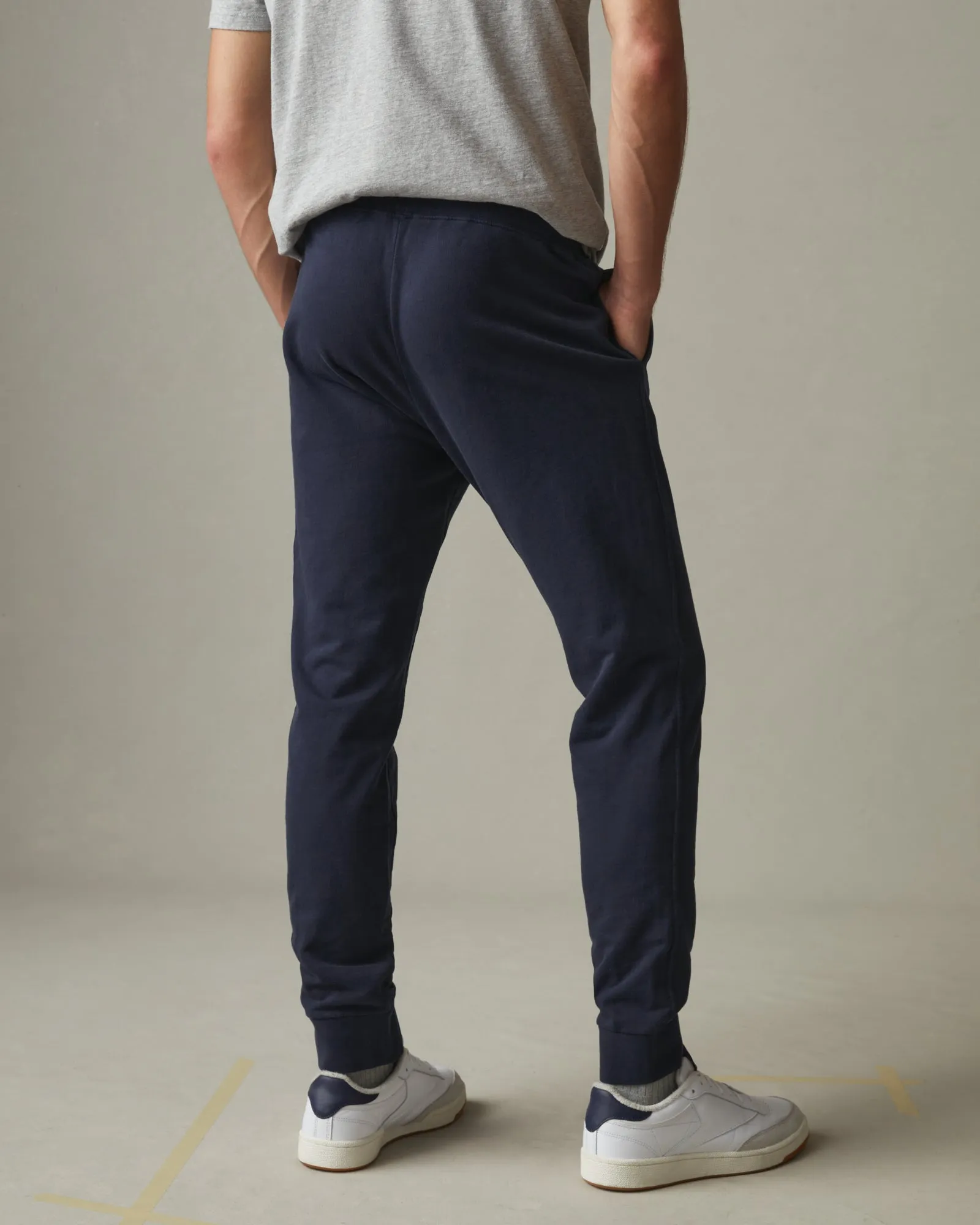 Men's French Terry Jogger - Oxford Blue sold by American Giant product image thumbnail 3
