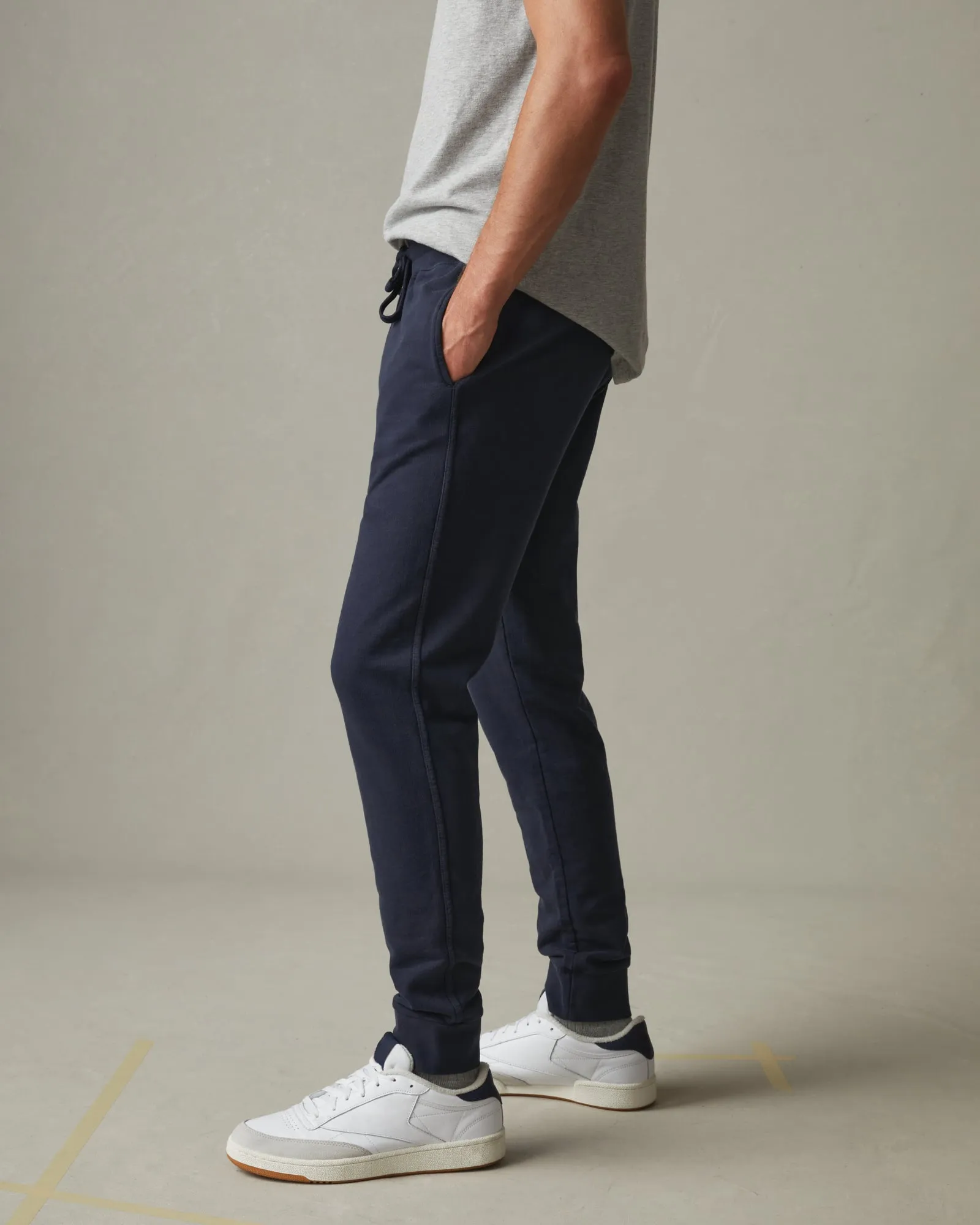 Men's French Terry Jogger - Oxford Blue sold by American Giant product image thumbnail 2