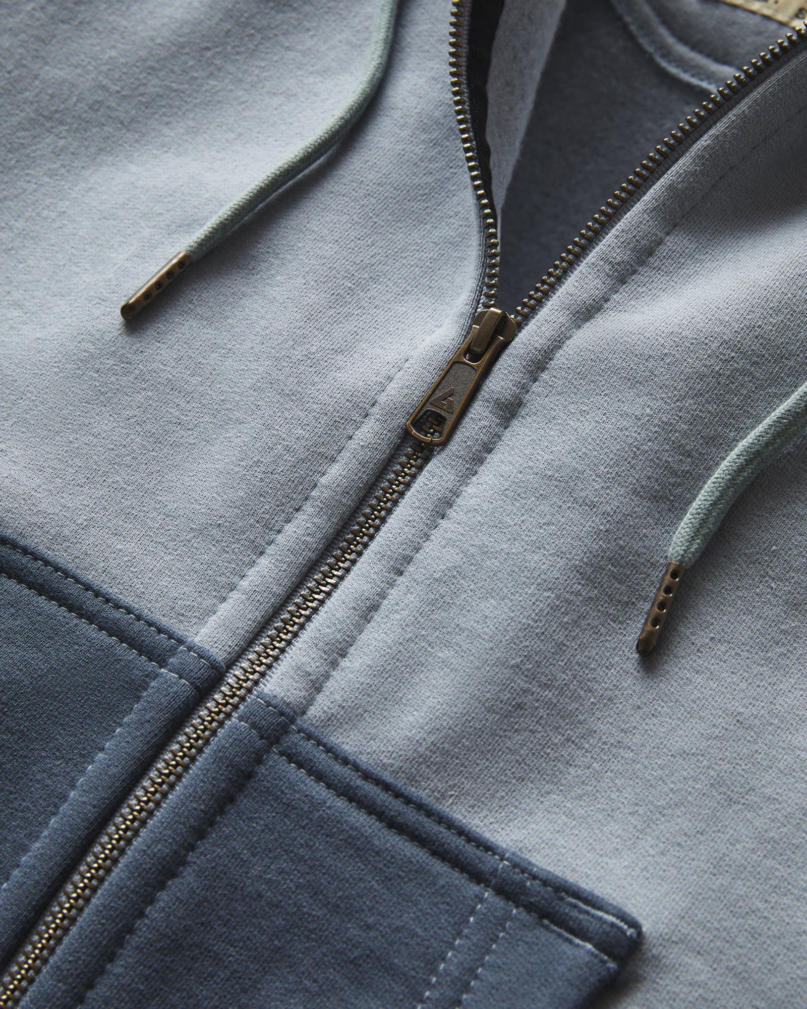 Women's Classic Full Zip - Dusty Blue Vault sold by American Giant product image thumbnail 3