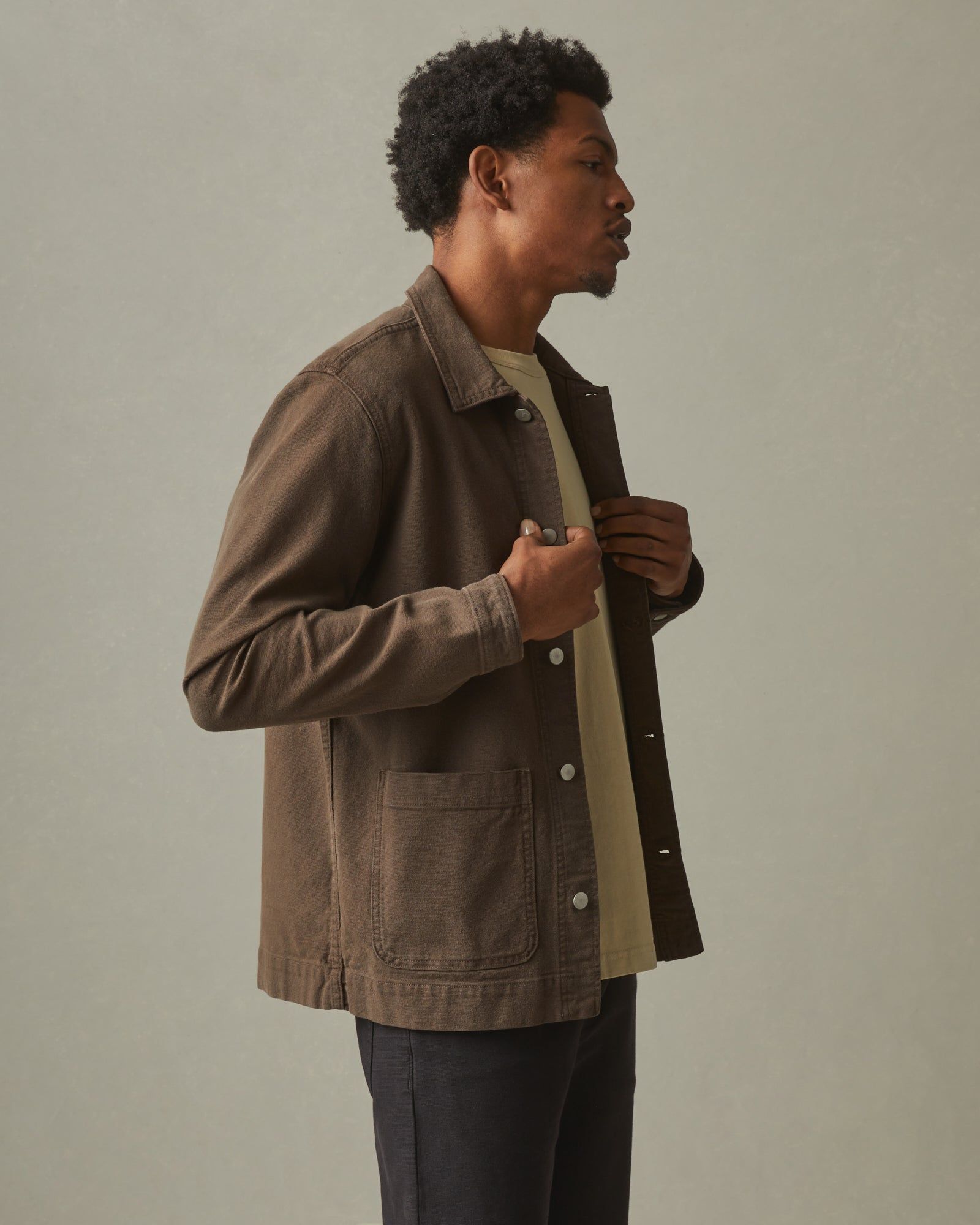 Roughneck Chore Jacket - Oak sold by American Giant product image thumbnail 2