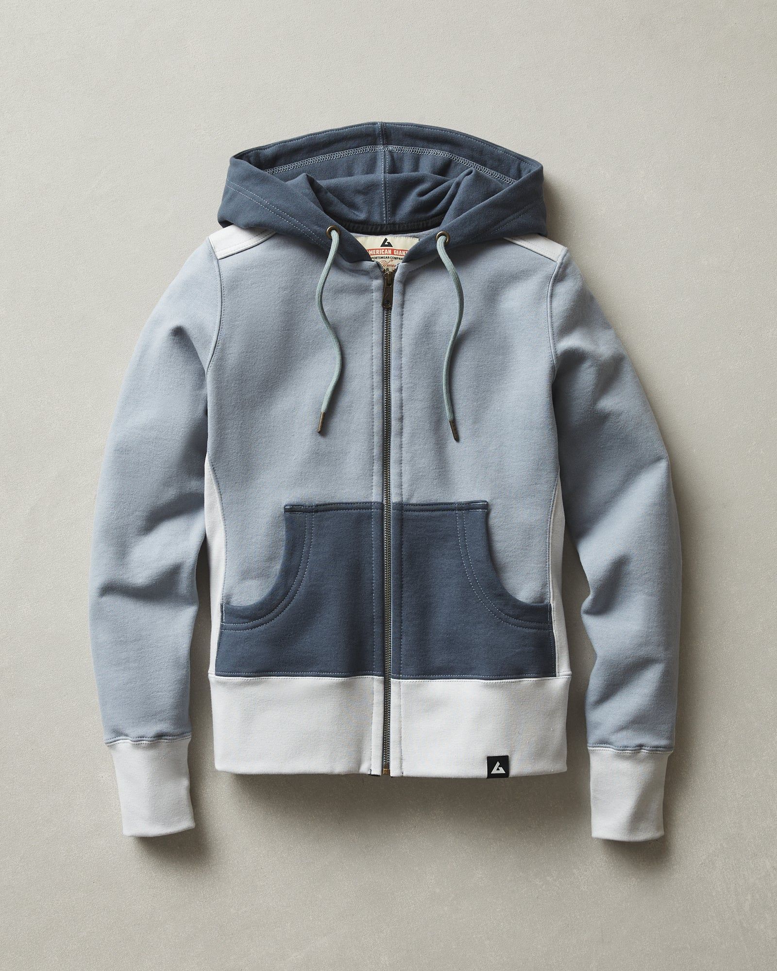 Women's Classic Full Zip - Dusty Blue Vault sold by American Giant