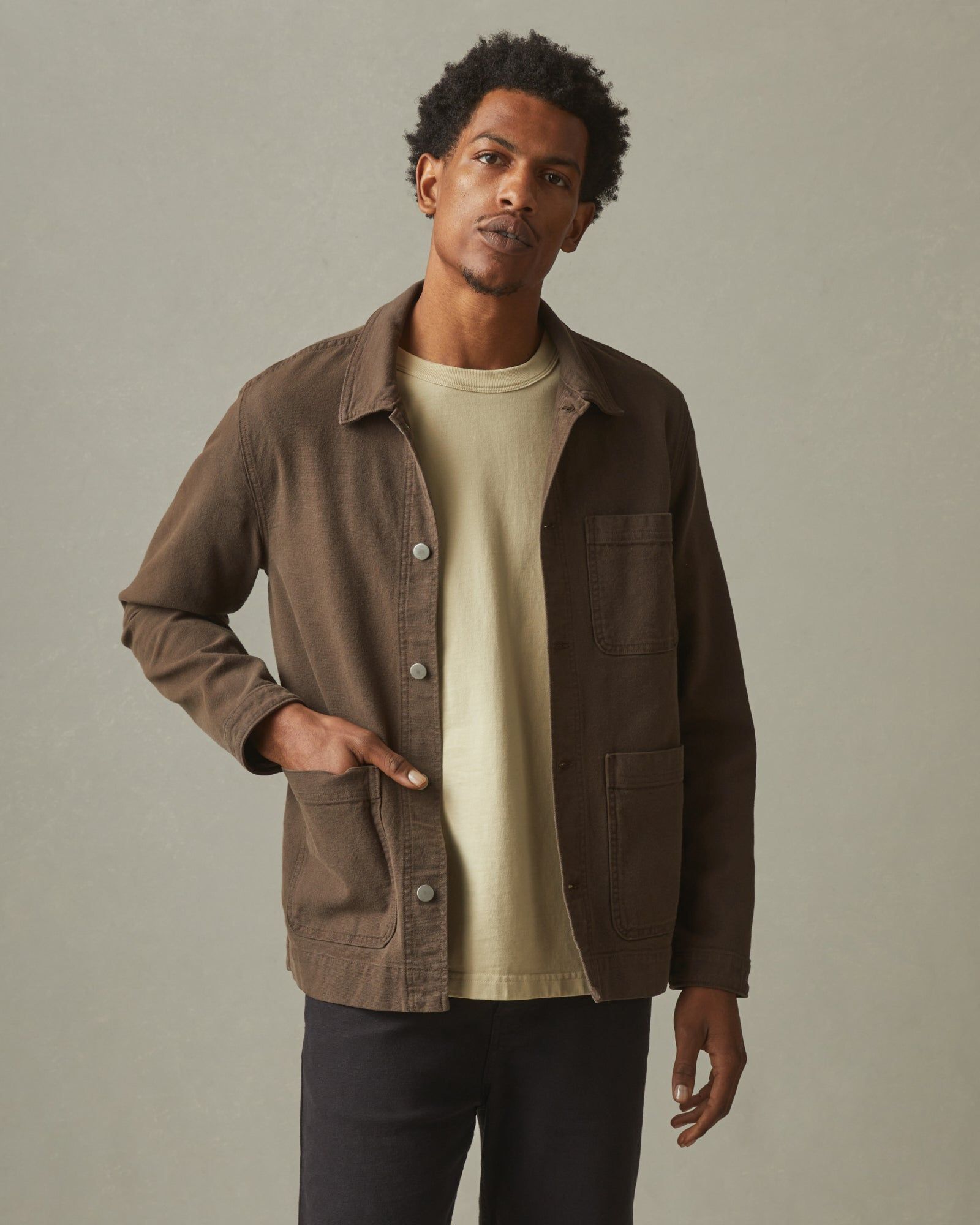 Roughneck Chore Jacket - Oak sold by American Giant