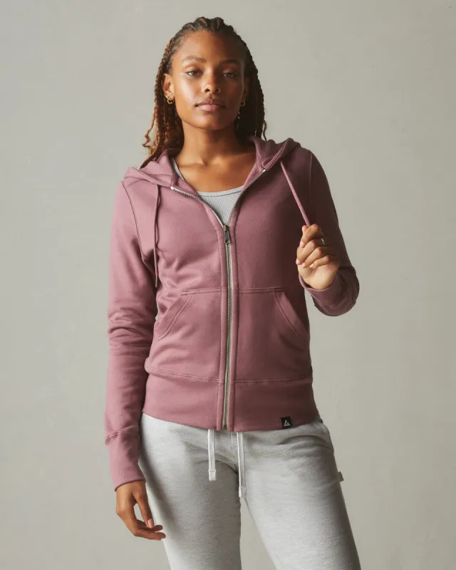 Women's Classic Full Zip - Wild Ginger sold by American Giant