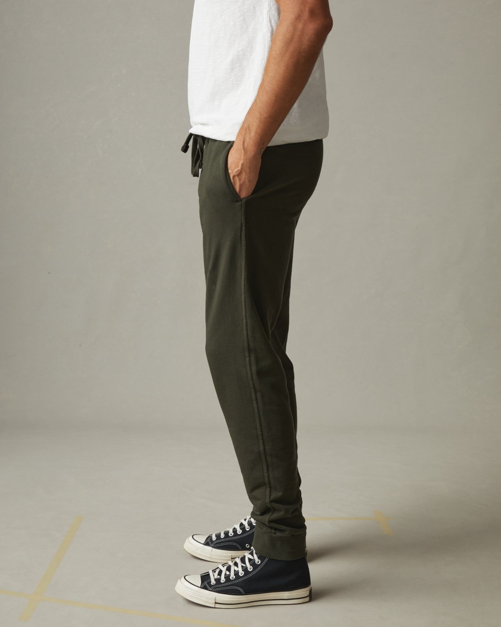 Lightweight Cotton Jogger - Deep Olive sold by American Giant product image thumbnail 2