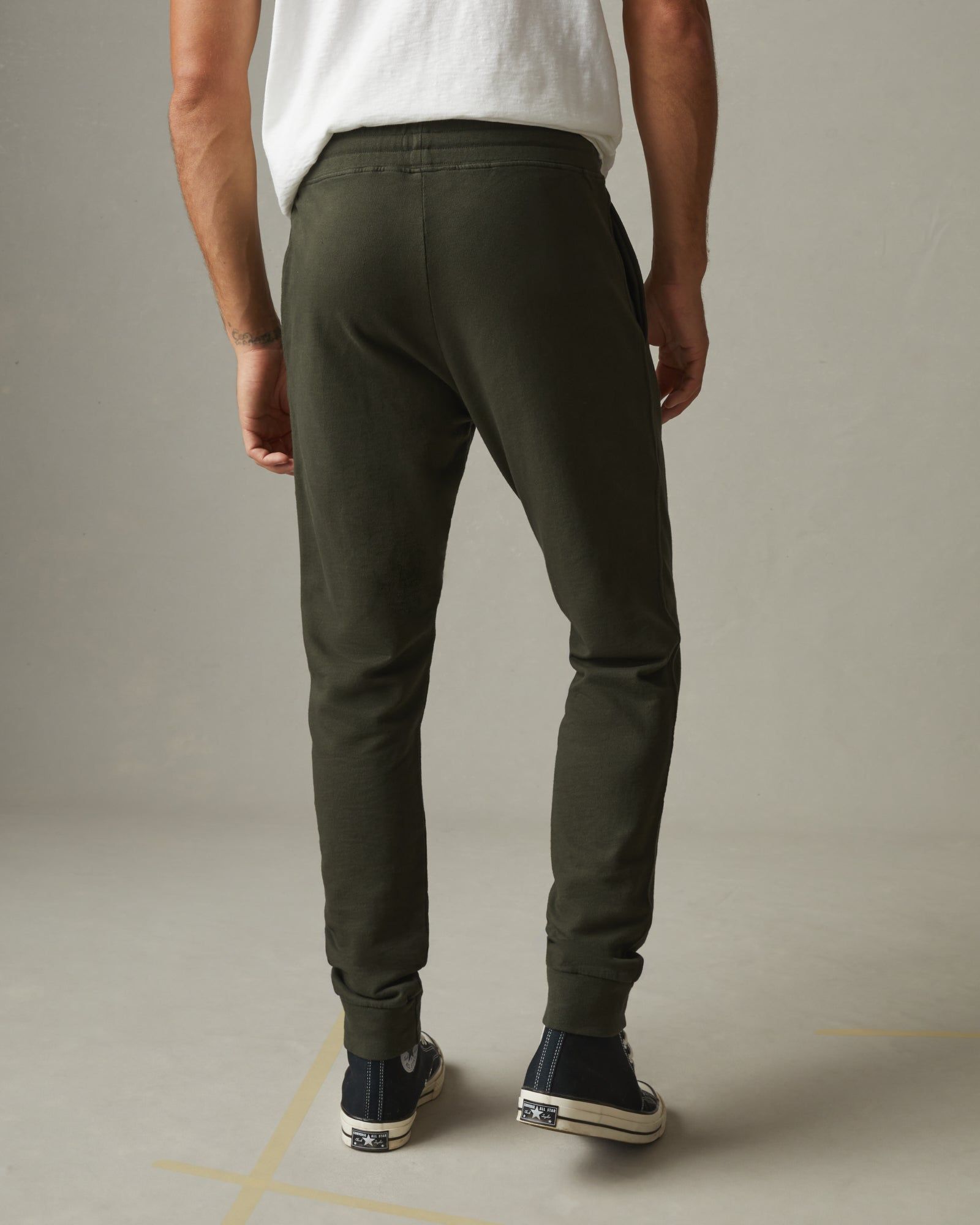 Lightweight Cotton Jogger - Deep Olive sold by American Giant product image thumbnail 3