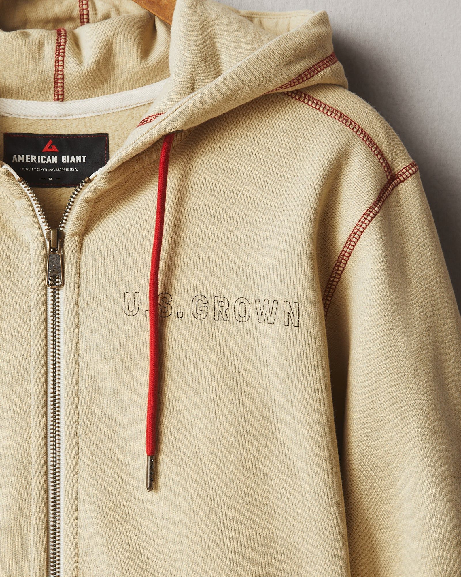 Classic Full Zip - Harvest - Fields Of Rye sold by American Giant product image thumbnail 2