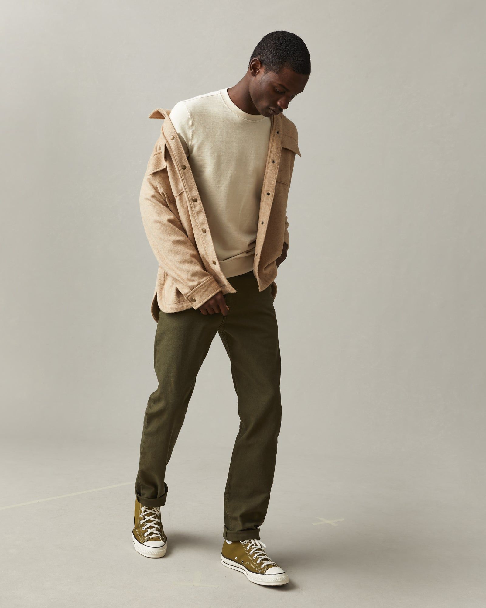 French Terry Crew Sweatshirt - Castle Wall sold by American Giant product image thumbnail 5