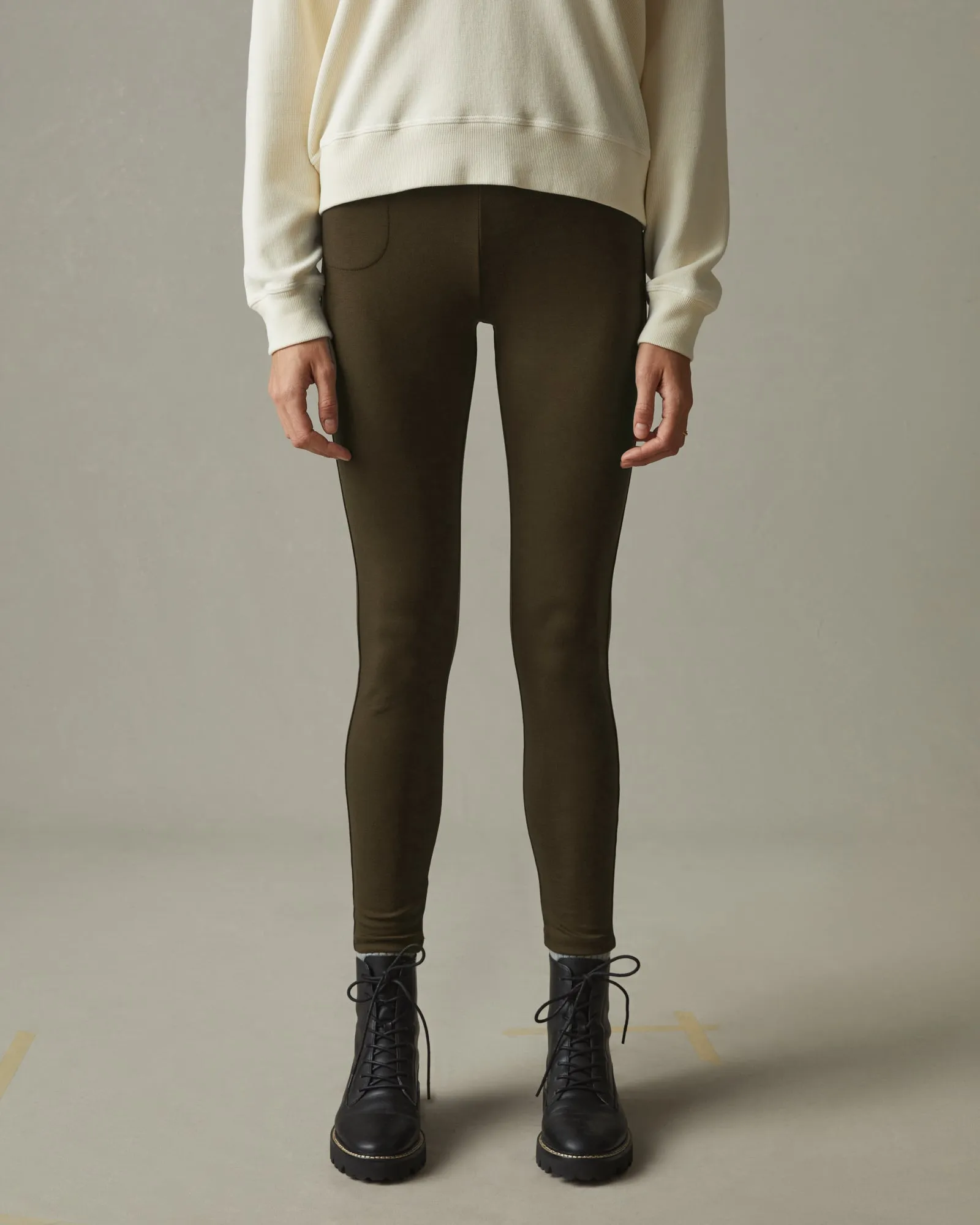 Ponte Slim Pant - Beech sold by American Giant