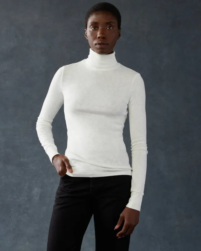 Premium Slub Turtleneck - Bone sold by American Giant