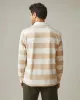 Men's Rugby Shirt - Khaki Stripe sold by American Giant