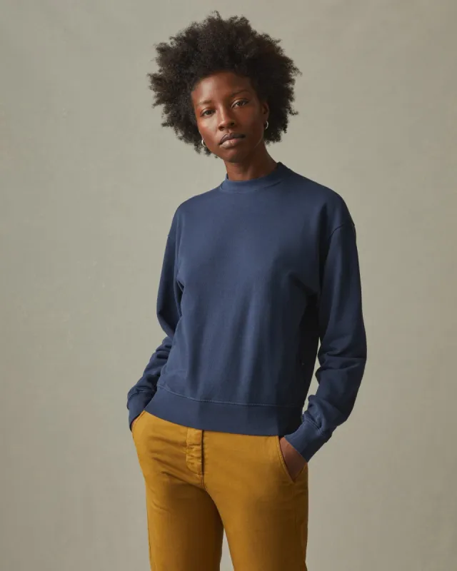 French Terry Relaxed Sweatshirt - Evening Blue sold by American Giant