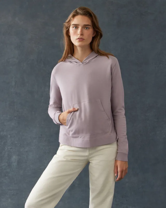 Luxe Supima Pullover - Silver Lilac made by American Giant