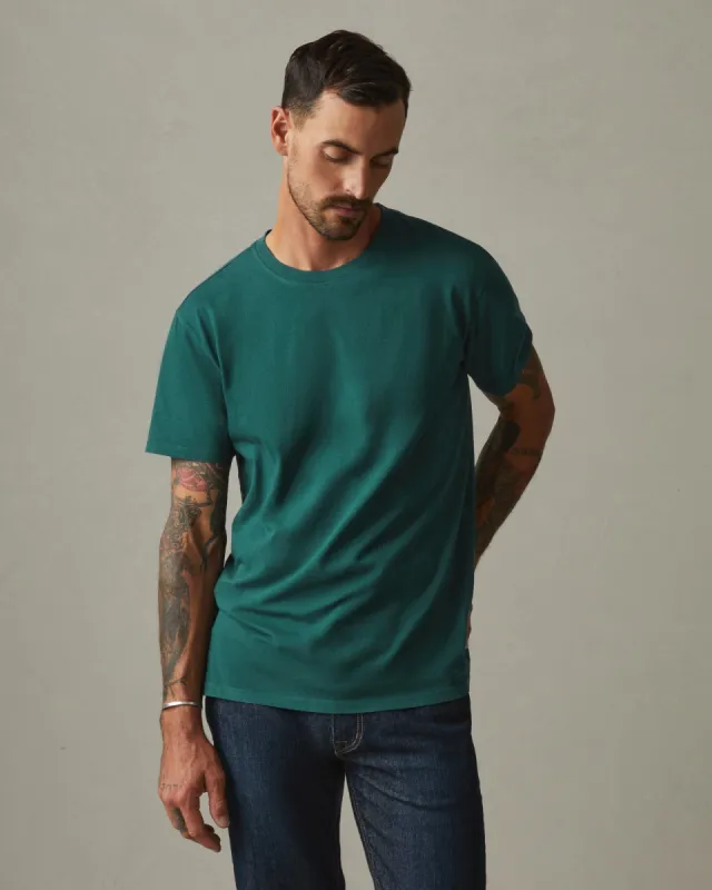 Classic Cotton Crew Tee - Monstera Green sold by American Giant