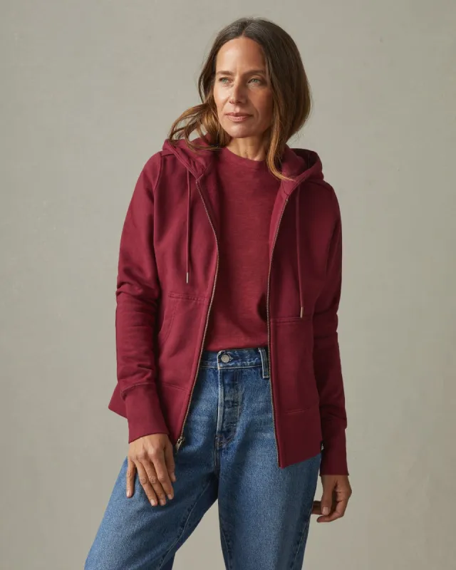 Classic Full Zip - Bonfire Red sold by American Giant