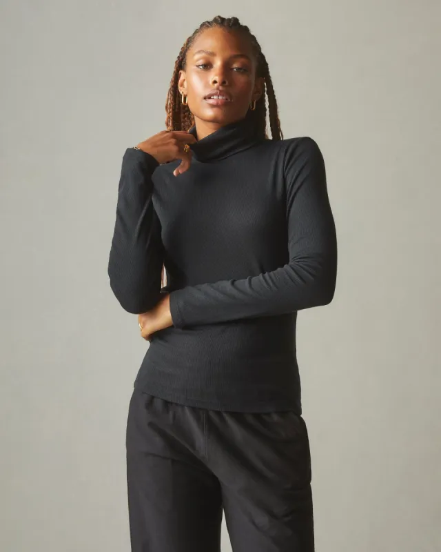 Rib Turtleneck - Meteorite sold by American Giant