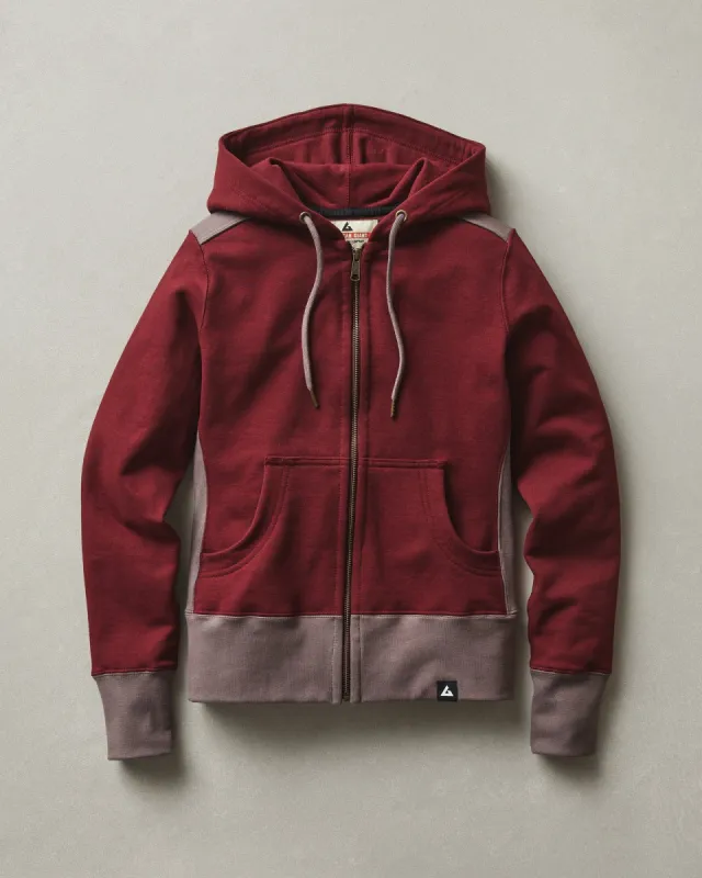 Women's Classic Full Zip - Oxblood Vault sold by American Giant