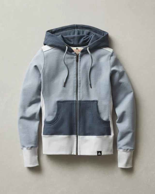 Women's Classic Full Zip - Dusty Blue Vault sold by American Giant