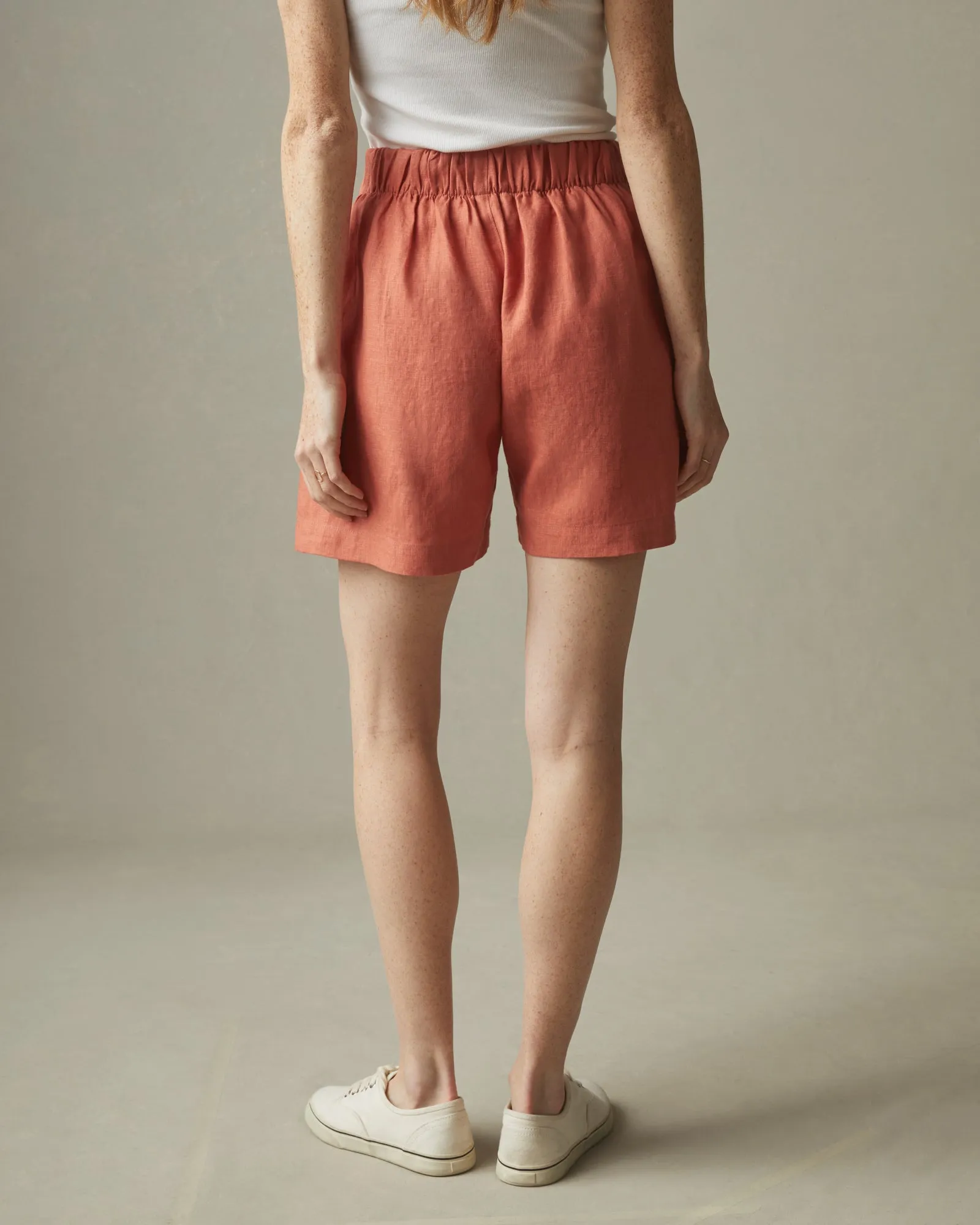 Women's Linen Short - Deep Apricot sold by American Giant product image thumbnail 3