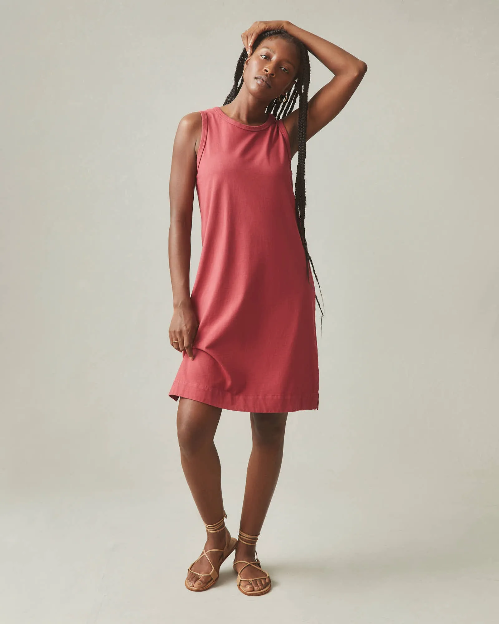 Tank Dress - Red Desert sold by American Giant product image thumbnail 2