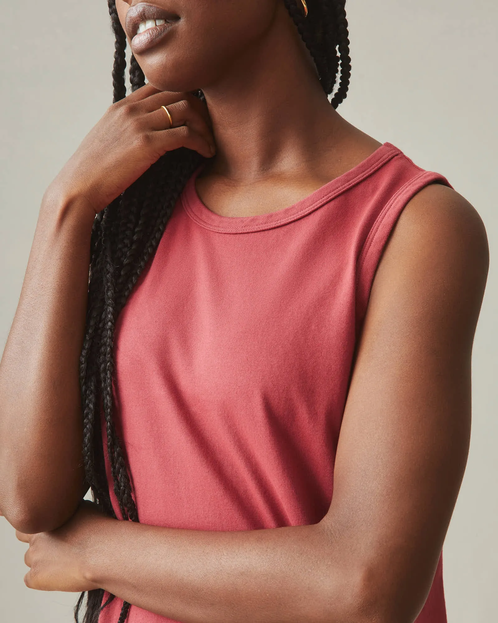 Tank Dress - Red Desert sold by American Giant product image thumbnail 3