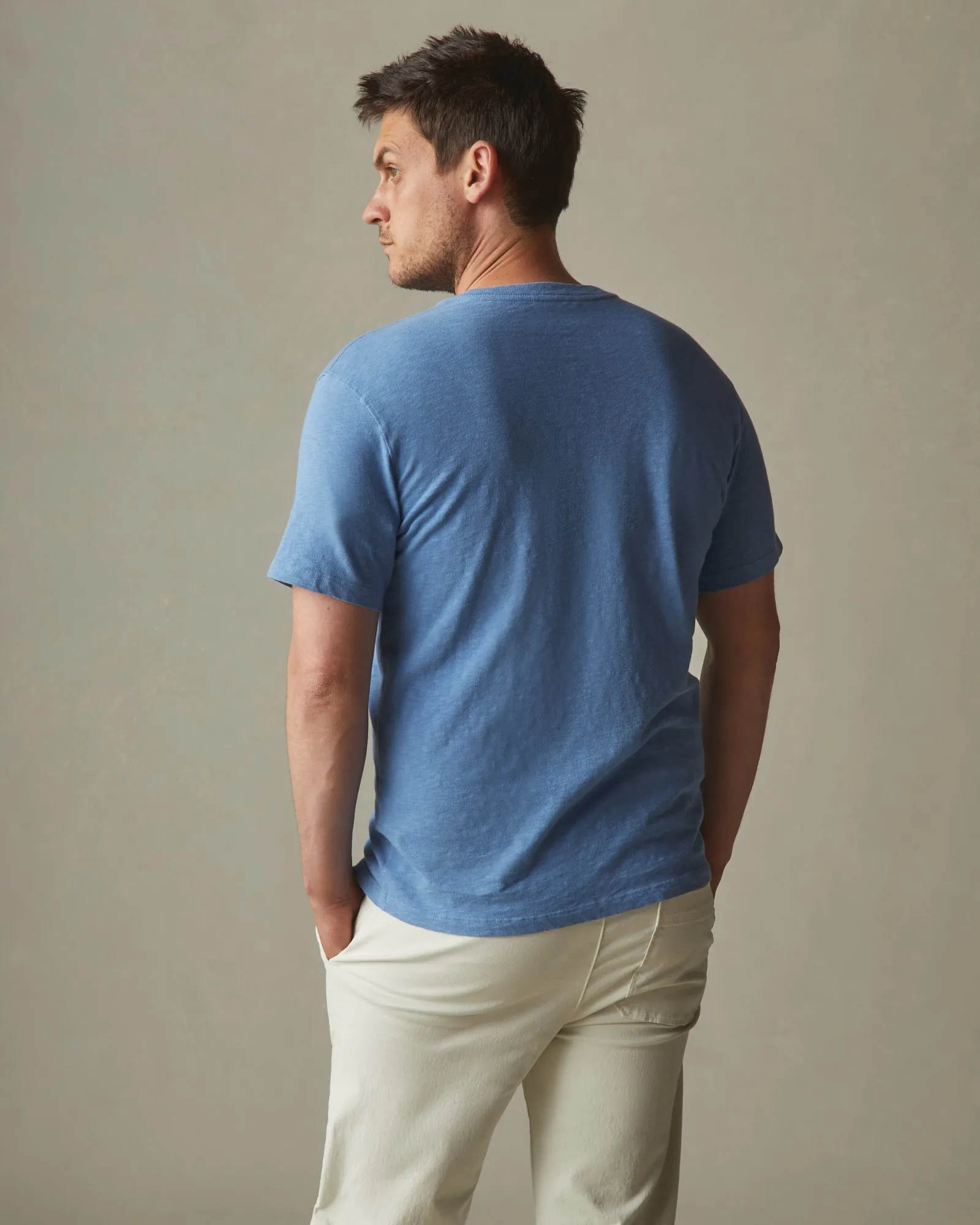 Men's Premium Slub V-Neck Tee - Sailor Blue sold by American Giant product image thumbnail 2