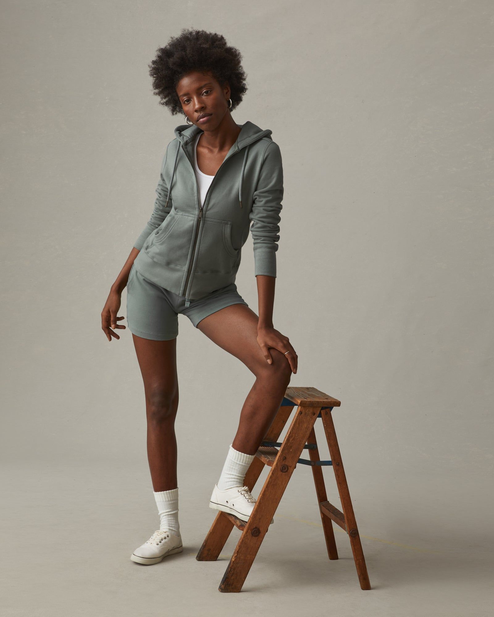 Classic Full Zip - Agave Green sold by American Giant product image thumbnail 7