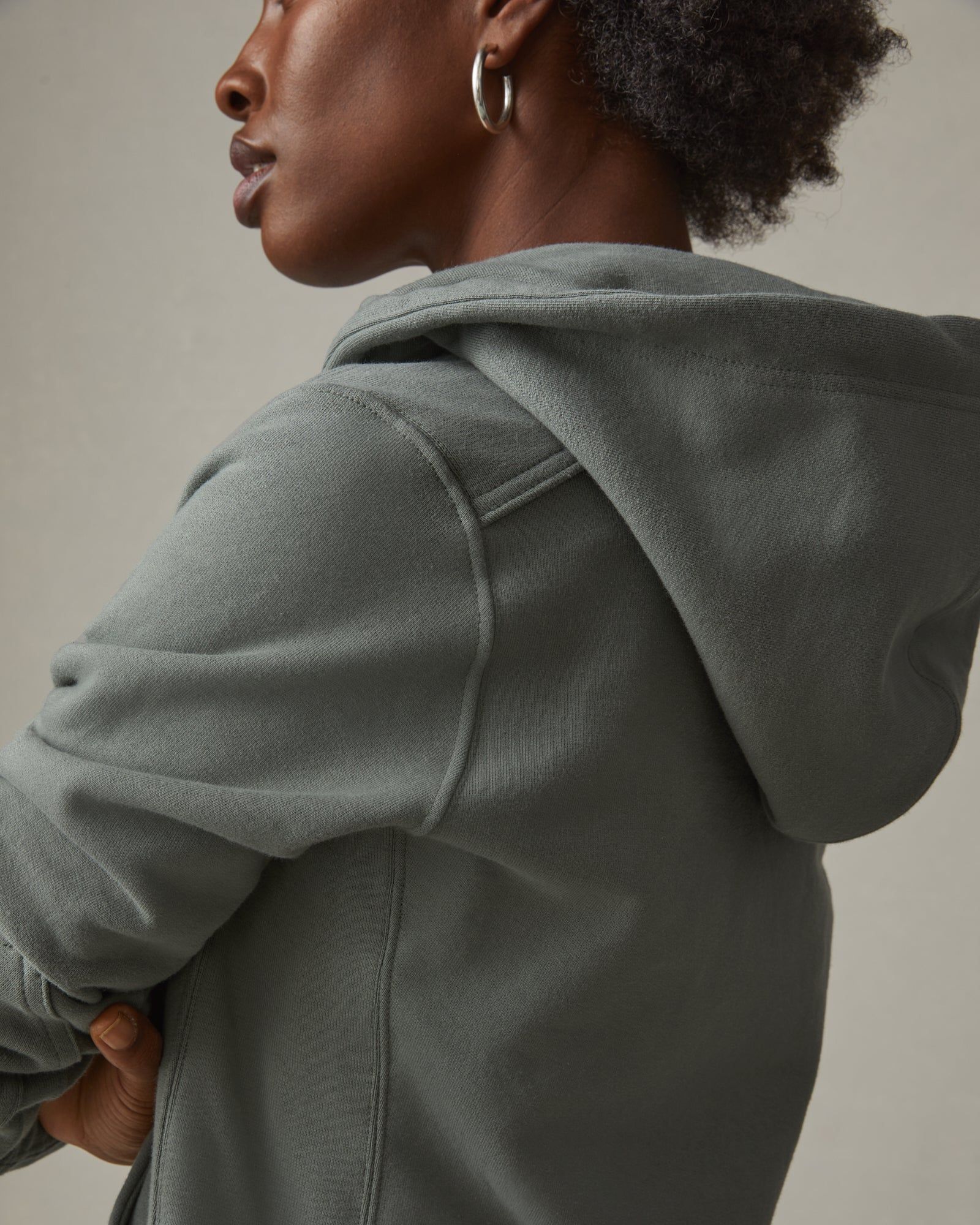 Classic Full Zip - Agave Green sold by American Giant product image thumbnail 3