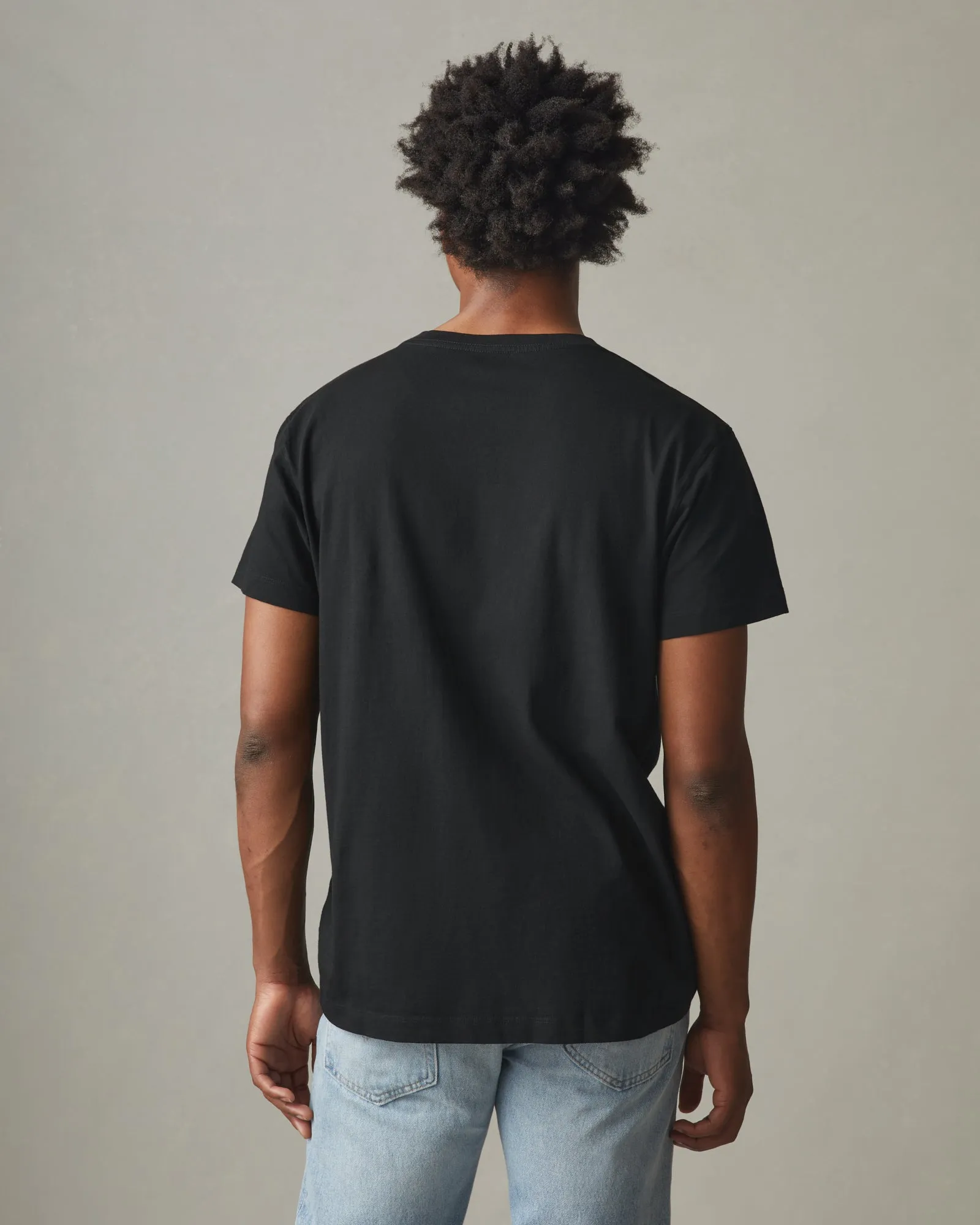 Men's Classic Cotton V-Neck Tee - Black sold by American Giant product image thumbnail 5