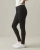 Women's Ponte Slim Pant - Super Black sold by American Giant
