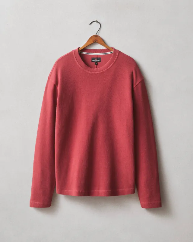 French Rib Crew - Poppy sold by American Giant