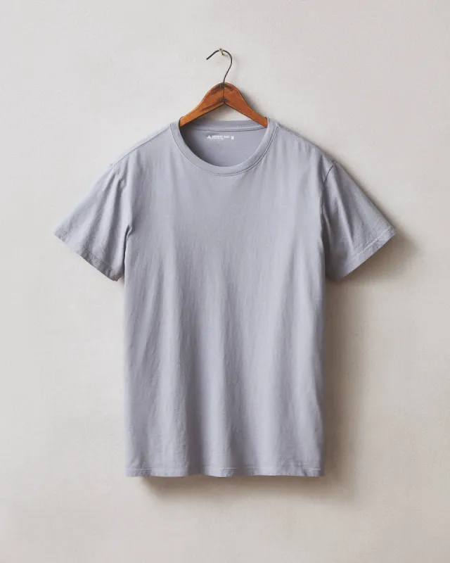 Classic Cotton Crew Tee - Grey Lavender sold by American Giant