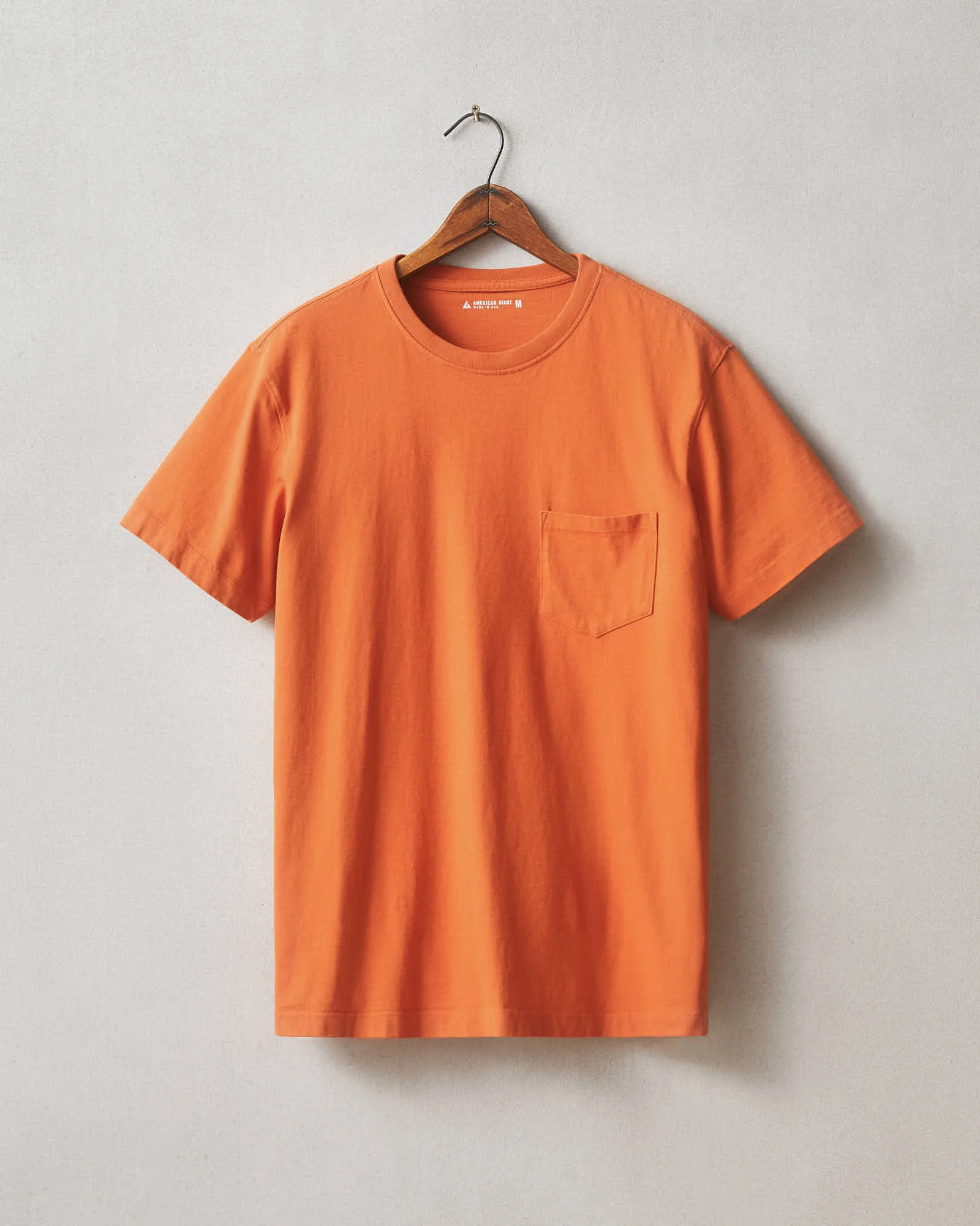 Men's Heavyweight Pocket Tee - Henna sold by American Giant