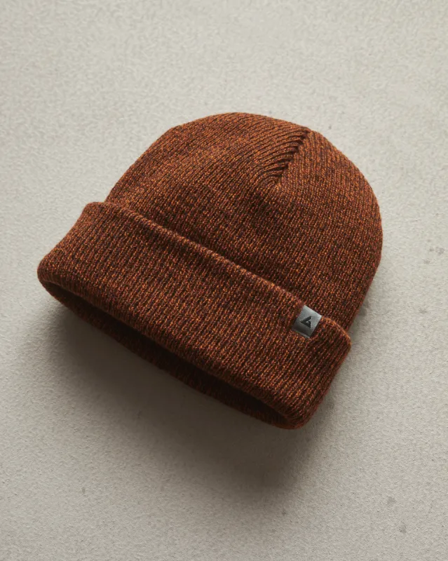 Dave Ortiz Inside Out Beanie - Copper/Natural sold by American Giant