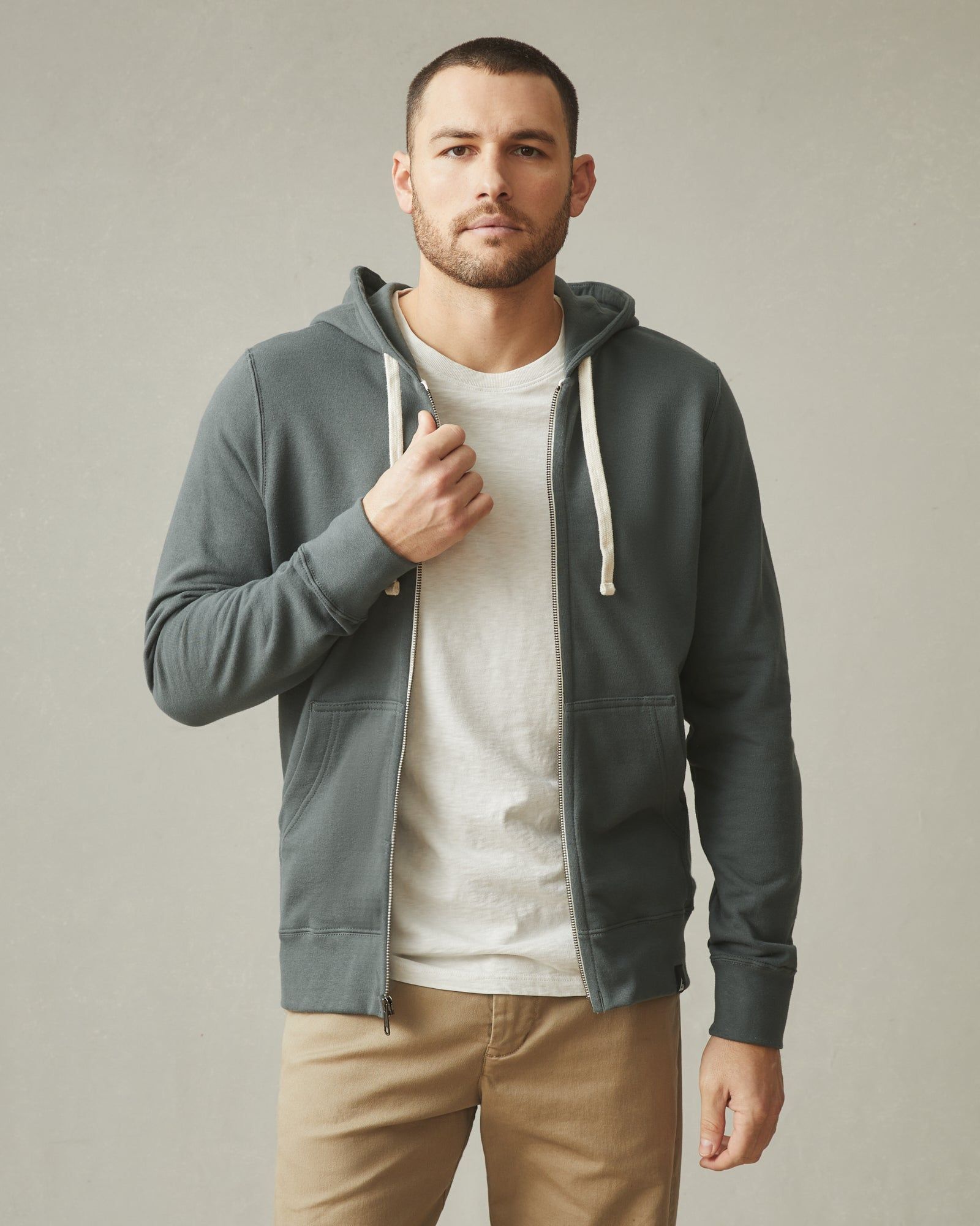 Carolina Midweight Full Zip - Balsam sold by American Giant product image thumbnail 2