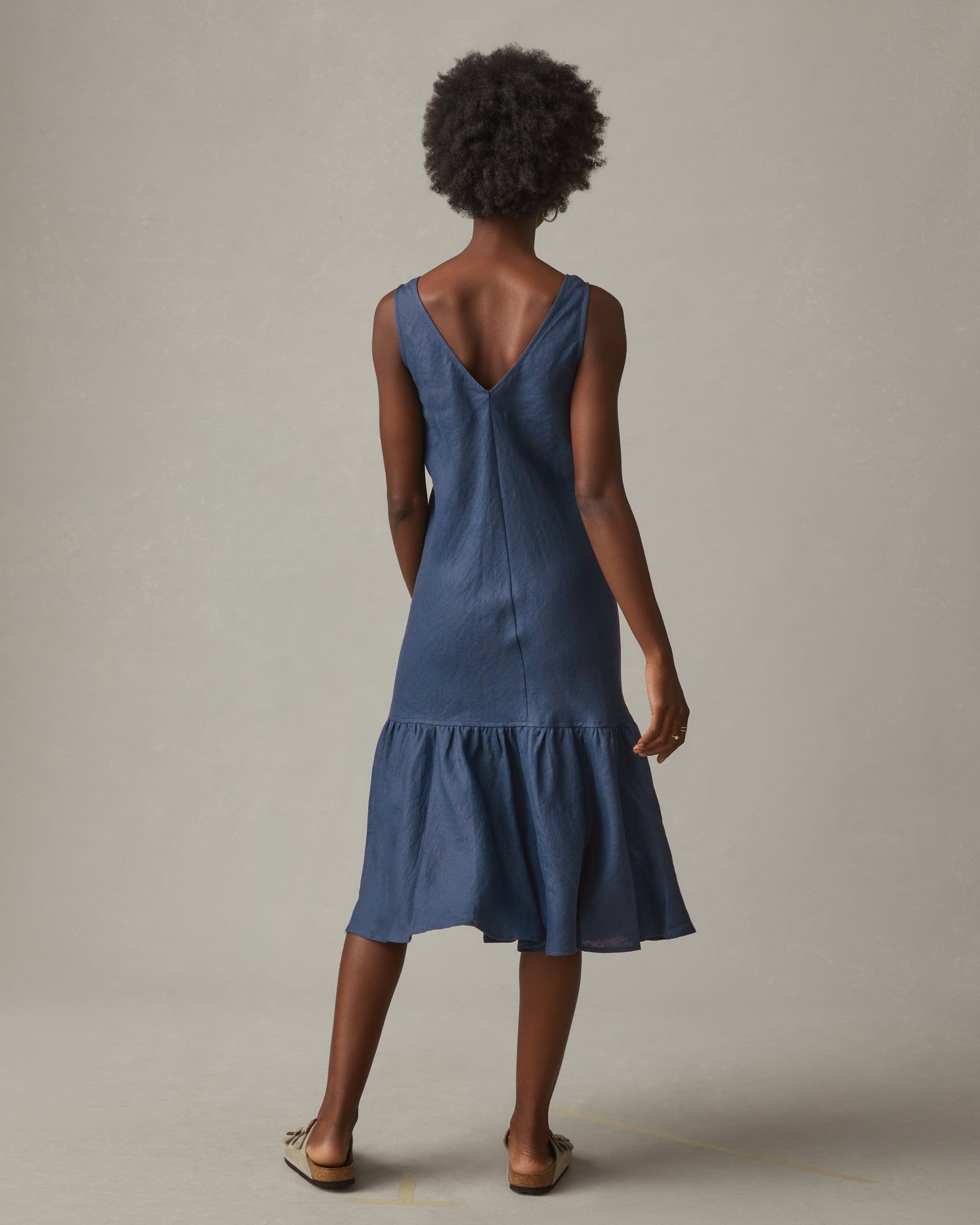 Easy Linen Dress - Nautical Blue sold by American Giant product image thumbnail 3