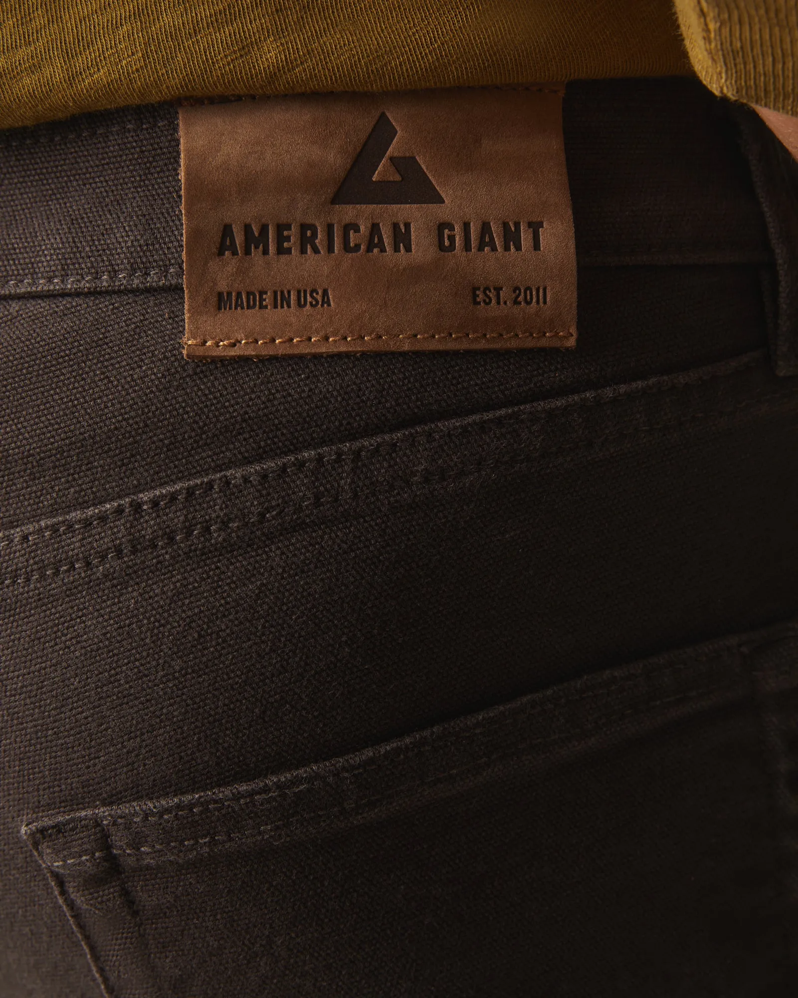 Men's Roughneck Pant Straight - Chocolate Brown sold by American Giant product image thumbnail 4